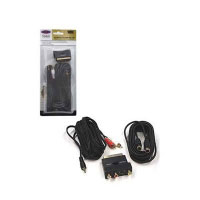 Belkin PC-DVD - TV Cable Kit - 10m, S-Video Cable, Scart Adapter (F8V351AEA10M-G)